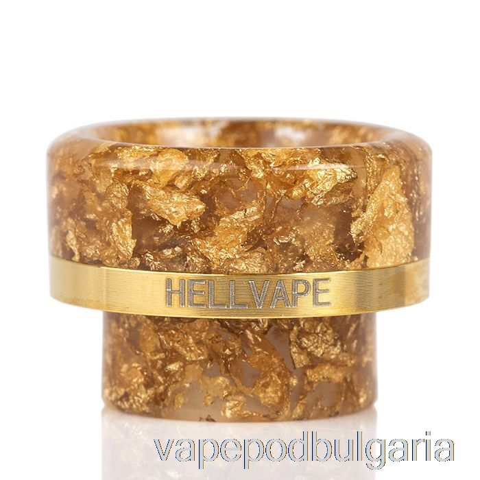 Vape Течности Hellvape Ag+/passage Rda капков накрайник злато